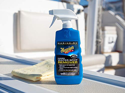 Meguiar's Marine/RV Hard Water Spot Remover M4716 - Hard Water Spot Remover For Boats and for RVs That's Easy to Use Spray - For RV and Boat Detailing - Remove Water Spots and Add Protection, 16 Oz - size: 16 Fl Oz (Pack of 2)