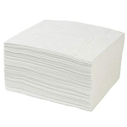 A A IN pad011 Oil Spill Absorbent Mats for Garage, Oil Only White Absorbent Pad 20" Length x 15" Width