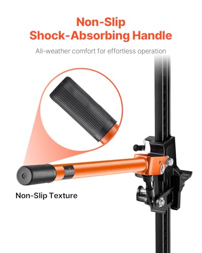 VEVOR Farm Jack with Base, 48" Utility High Lift Farm Jack, 3.18 Ton (7,000 lbs) Capacity Ratcheting Off Road Utility Jacks, Heavy-Duty Lift Jacks with 5.12"-42.5" Lifting Range for Tractor, Truck,SUV - size: 48 inch with Base