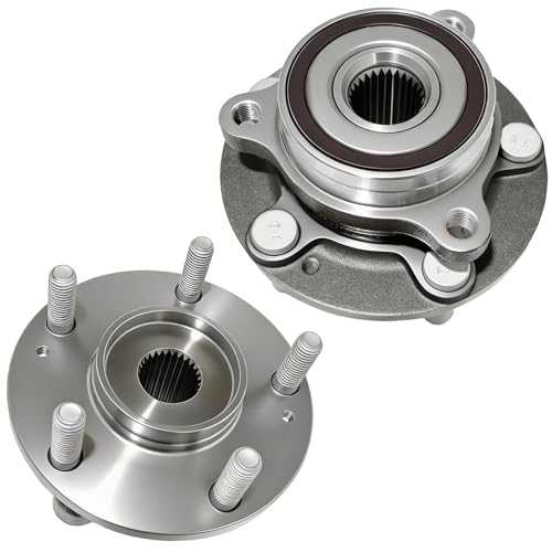 513420 Front Rear Wheel Bearing Hub Assembly for 2017-2023 Hyundai Elantra GT, Ioniq, Kona, Veloster N, 2017-2024 Kia NIRO, Forte, Seltos, 51750-F2000 (2PCS) - size: 513420