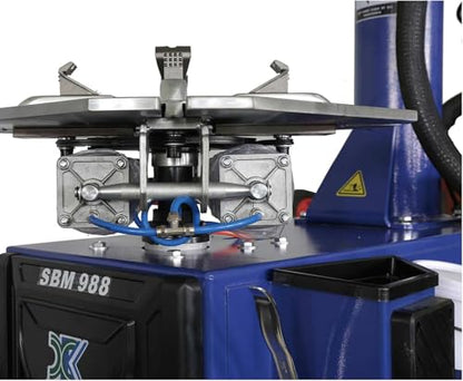 XK New Model 988 Tire Changer Tire Machine Wheel Changers 110V Combo 690S Balancer Rim Clamp with 36 Month Part Replacements - color: Model: 988+690S