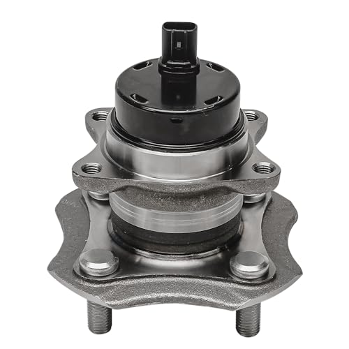 Detroit Axle - Pair Rear Wheel Bearing and Hubs Assembly for 2000-2005 Toyota Echo, 2004-2006 Scion xB xA, 4 Lugs w/ABS - style: 512209 x2/Pair