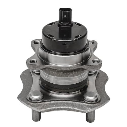Detroit Axle - Pair Rear Wheel Bearing and Hubs Assembly for 2000-2005 Toyota Echo, 2004-2006 Scion xB xA, 4 Lugs w/ABS - style: 512209 x2/Pair