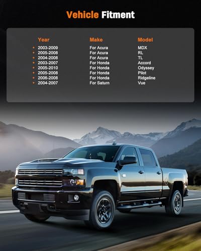 OCPTY 594-267 Engine Harmonic Balancer for Honda Accord 2003-2007 | Crankshaft Pulley Replacement for Honda MDX, Odyssey, Pilot, Ridgeline, for Acura RL,TL V6 3.0L,3.2L,3.5L,3.7L