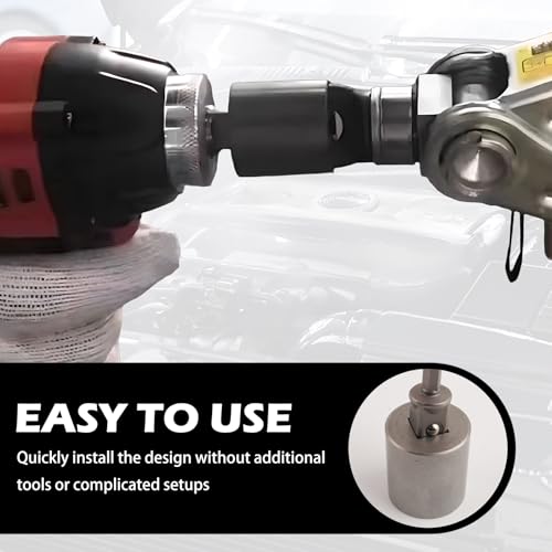 3PCS Scissor Jack Adapter for Hand Drill,Heavy-Duty Scissor Jack Drill Adapter for Lifting Car Jacks,Universal Automotive Tools Socket Converter for Scissors Jacks for Car