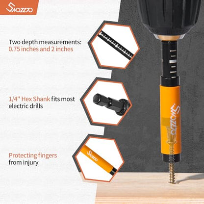 22PCS Commonly Used Screwdriver Bit Set,S2 Steel Phillips | Torx & Flat Head Impact Driver Bit Set with 1/4" Hex Shank Magnetic Drive Guide Set(Length: 3.15" + 4.72") & Bit Holder - size: 2PCS Drive Guides+20PCS Bits