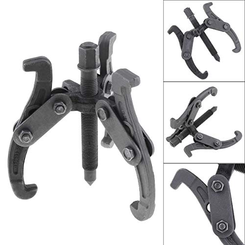 ChgImposs 4 Inch 2-Jaw & 3-Jaw Bearing Puller, High Carbon Steel Gear and Pulley Remover Tool for Automotive, Motorcycle, and Machinery Repair - size: 4 Inch
