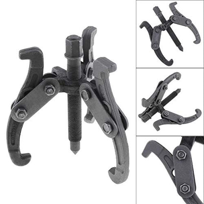 ChgImposs 4 Inch 2-Jaw & 3-Jaw Bearing Puller, High Carbon Steel Gear and Pulley Remover Tool for Automotive, Motorcycle, and Machinery Repair - size: 4 Inch