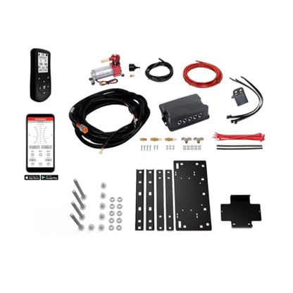 TrendsAuto Firestone Airide Red Label Rear Air Spring Kit with Air Command Dual Wireless App & Remote Kit Standard Compressor fits 2013 2026 Ram 3500 4WD | Includes TrendsAuto Decal - size: Dual Path