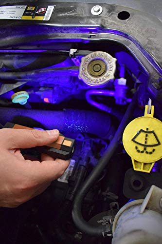 Durable Flashlight, 2C1140, Bright LED Tough aluminum body, UV Leak Detection, 3 Modes, USB Rechargeable Work light