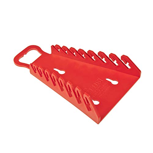 Ernst Manufacturing 5146-Red Gripper Reverse Wrench Organizer, 8 Tool, Red - color: Red, size: 8 Tool, style: Reverse