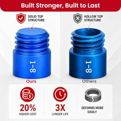 Thread Checker, 60pcs Nut and Bolt Thread Checker, 30 Inch & 30 Metric Box Set Thread Gauge, Thread Checker Standard and Metric Suitable for Size Checker of Bolts or Nuts in Narrow Areas - size: 60PCS Thread Checker