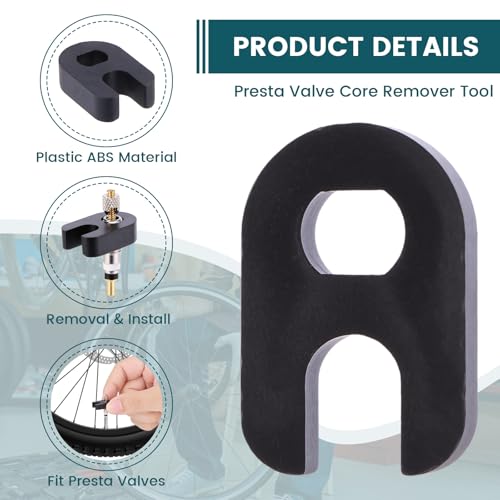 21Pcs Professional Brass Presta Valve Core & Stem - Leak-Proof Valve cores and Remover Tool Universal for Tubeless Road/MTB Bike Tires (Upgrade)