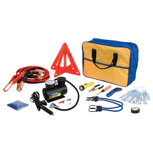 Performance Tool 60220 Premium Roadside Emergency Kit With Jumper Cables - style: Premium Emergency Kit