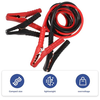 Cabilock Heavy Duty 1000a Copper Jumper Cables 2.8m Full Clamp Car Emergency Booster Wire for Suv, Truck, and Compact Vehicles Battery Starting
