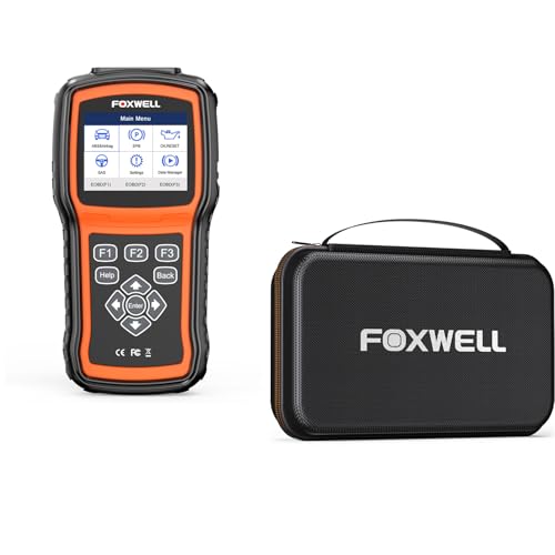 FOXWELL NT630 Plus OBD2 Scanner with ABS and SRS, ABS Auto Bleed Scan Tool & Portable Carrying Case for OBD2 Scanners & Battery Testers