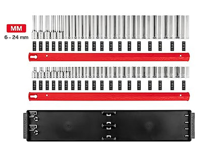TEKTON 3/8 Inch Drive 6-Point Socket Set, 38-Piece | SHD91211 - size: 38-Piece (1/4-15/16 in.), style: Standard