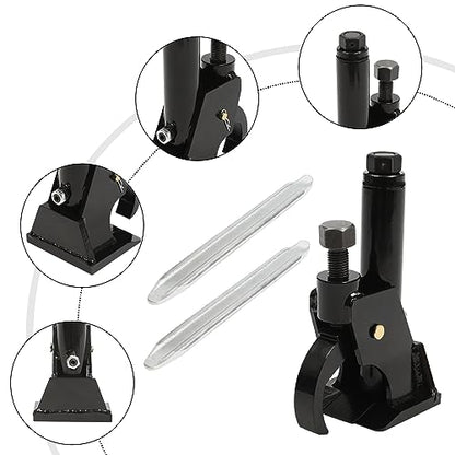 Heavy-Duty Tire Bead Breaker with Dual Crowbars, Manual Operation, Compatible with ATV, Golf Cart, Truck, Bus, Semi and Tractor Tires (38-42 Inches)
