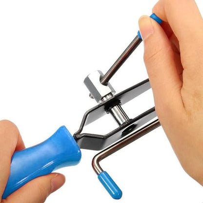 22Pcs CV Boot Clamp Pliers Set, CV Joint Ear Clamp Banding Tool, CV Axle Removal Tool, Automotive Hose Axle Plier, 2Pcs Ball Cage Dust Cover, 10 Sets of Adjustable Single Lug Ball Cage Clamps (Blue) - color: Blue