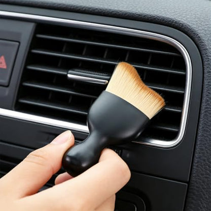 3PCS Car Detailing Brush Kit, Soft Vehicle Interior Detail Dusting Cleaning Brushes Set, Automotive Interior Dash Duster Cleaner Tool Kit, Universal for Most Vehicles - size: 3 PCS-Air Vent