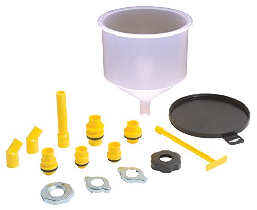 Lisle 24680 Spill-Free Funnel, Standard Adapters, 11 x 7 x 7 inches - style: Standard Adapters