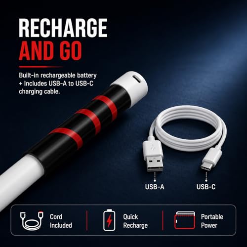 Bendable LED Flashlight Stick, Bendable Work Light with 3 Brightness Levels for Mechanic Car Repairs Under Hood Garage Inspection (2 pcs) - color: 2 pcs