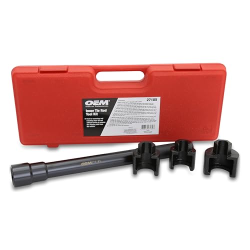 OEMTOOLS 27185 Inner Tie Rod Tool Kit, Tie Rod Remover Set, Inner Tie Rod End Tool Kit, Works on Most Cars, Tie Rod Repair Kit, Heavy Duty Tie Rod Kit