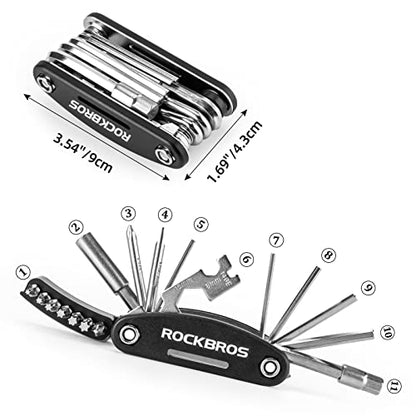 ROCKBROS 16 In 1 Multi-Function Bike Tool Kit - Allen Wrench | Portable - style: 16 in 1 Tools