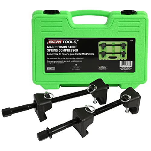 OEMTOOLS 37036 Strut Spring Compressor, Car Spring Compressor Tool, Coil Spring Compressor for Heavy Duty Springs - style: Green Storage Case