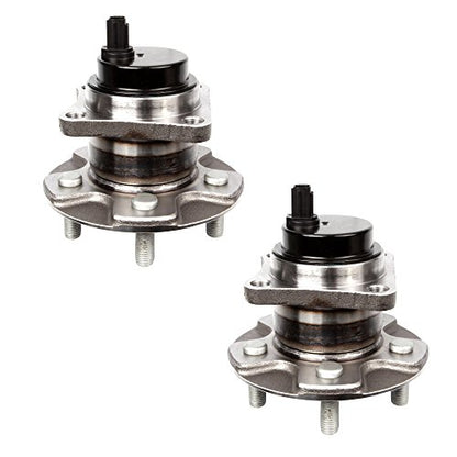 ECCPP 2-Piece 512403 Wheel Hub Bearing for Toyota Corolla 2009-2019 | for Pontiac Vibe 2009-2010 5 lugs w/ABS Sensor Pre-Greased Sealed - size: 512403*2