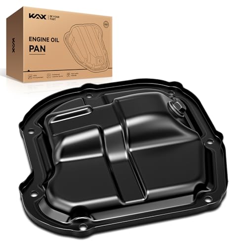 KAX NSP37A Engine Oil Pan Fit for Nissan Versa 1.6L 2012-2019, Nissan Versa Note 2014-2019, Nissan Kicks 2018-2020, with Drain Plug - color: Engine oil pan, size: NSP37A for Versa, Versa Note