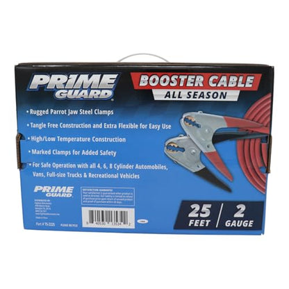 Prime Guard All Season Booster Cable | 25 Feet | 2 Gauge | SKU: 75-2225