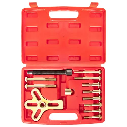 Steering Wheel Puller 13pc Flywheel Puller Crankshaft Pulley Removal Harmonic Balancer Steering Wheel Pulling Set