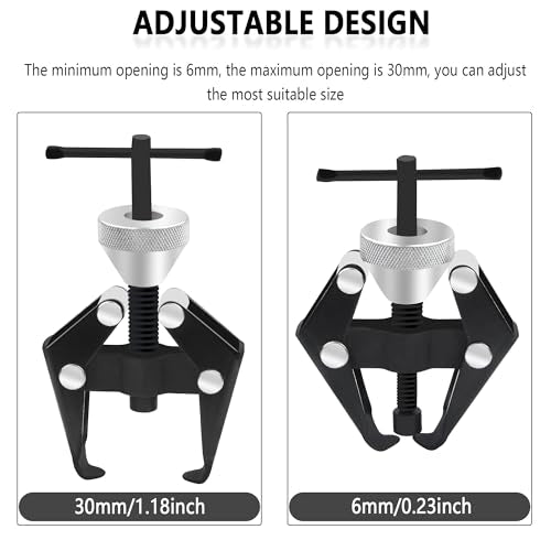Stacool Windshield Wiper Arm Removal Tool Kit,Heavy Duty Wiper Arm Puller/Battery Terminal Puller,Universal Car Accessories Carbon Steel Small Bearing Puller for Most Car Truck SUV RV (Large) - color: Large