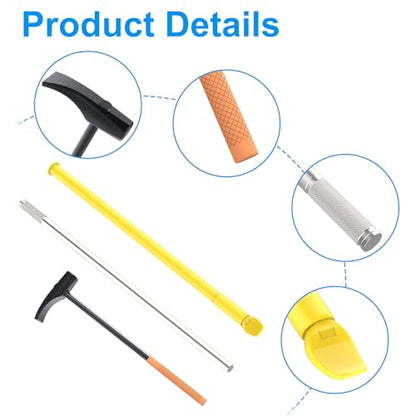 Tire Hammer Tire Bead Breaker with 46.3" Tire Bead Breaker | Tire Hammer with Length Heavy Duty Steel Tire Bead Breaker, Tire Iron Tool for Tire Changing Tool Tire Changer Kit