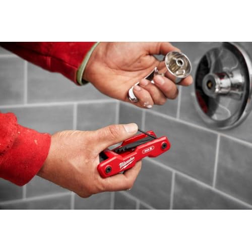Milwaukee Electric - 17-Key Folding HEX Key Sets - SAE/Metric
