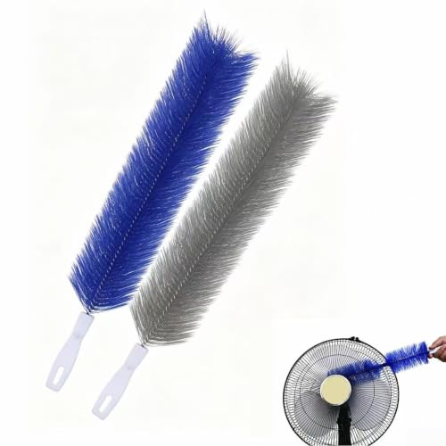Bendable Microfiber Duster Head, Fan Cleaning Brush & Fan Brush Cleaner for Electric Fans, Air Vents, Blinds, Curtains, Home & Car Dust Removal (Mix) - color: Mix