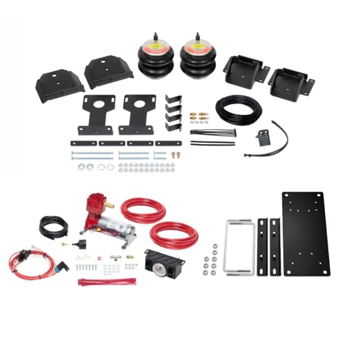 TrendsAuto Firestone Airide Red Label Air Springs Rear Kit & Air Command Heavy Compressor with Dual Analog Gauge System fits 2020-2026 4500HD 5500HD Cab-Chassis | TrendsAuto Decal - size: Dual Path (Analog Only)