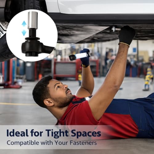 SEVKO Low Profile Socket Adapter Magnetic 7 Piece Socket Adapter Set With Impact Reducers for Tight Spaces in Automotive Garage and Home Socket Adapter Kit