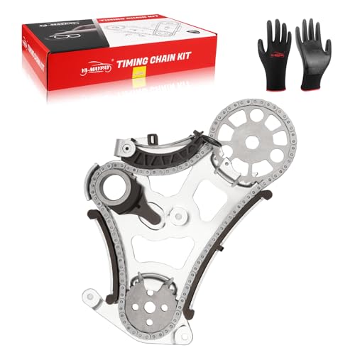 Engine Timing Chain Kit Oil Pump Guide Chain Gear for N51 N52 N53 N54 N55 528 530 X1 X3 X5 X6 E90 E91 E92 E60 3.0 2.5 Replace OE 11317523884, 11417516128, 11417519870, 11417552899