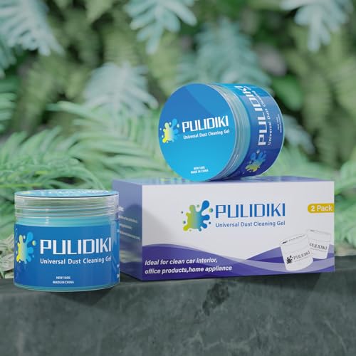 PULIDIKI Car Cleaning Gel Car Cleaning Putty Car Putty Auto Detailing Tools Car Slime Cleaner Dust Cleaning Gel for Car Interior Cleaner Car Cleaning Supplies Cleaning Kit Car Accessories Blue 2Pack - color: Blue(2Pack)
