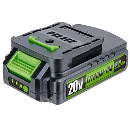 Genesis 20V Brushless Impact Wrench 1/2" 3 Speed with Battery, Charger, 400 ft lbs, 540 N.M Max Torque (GLIW2012BH)