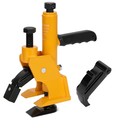 Heavy Manual Tire Bead Breaker with Handle Machine,38"-42" Tires Changer Tool with Rubber Pad, Protect Aluminum Alloy Hubs, Easy-Operated Tire Repair Tool for ATV/UTV Hydraulic Press Machine