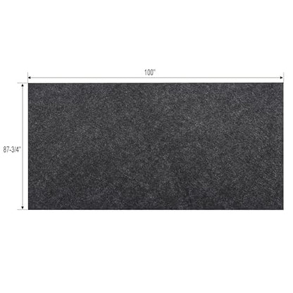 100 x 88 Inch Multi-Purpose Garage Floor Mat, Absorbent Oil Pad, Premium Maintenance Mat,Protective Flooring for Under Cars - size: 7'4" x 8'4" (Square)
