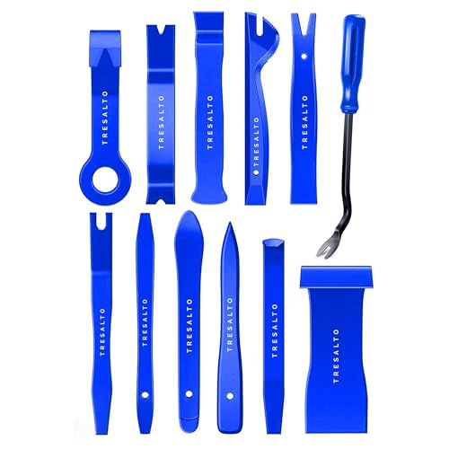 Auto Trim Removal Tool Set - 12pcs (No Scratch Plastic Pry Kit) - Auto Trim Car Tools, Easy Door Panel Removal Tool for Fastener, Clip, Molding, Dashboards, Interior Tools - size: 12 Pack