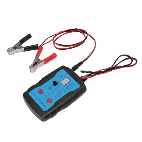 Drfeify Automotive Injector Cleaner Kit ABS Fuel Injection Tester Cleaning Tool 8 Adapters 4 Pulse Modes Dual Injector Testing for Gasoline Engine Mechanics and Garage Use