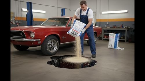 (36 lbs) - Premium Liquid Absorbent Bags Montmorillonite Clay Absorbs Oil, Grease, Hydraulic Oil, & Other Liquid Spills - size: 36 Pounds