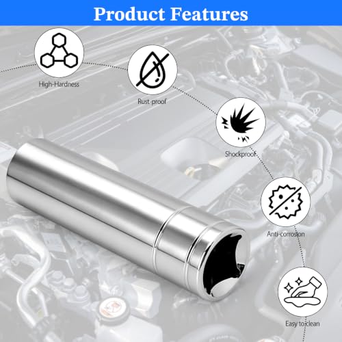2 Pcs 1/2" Drive 16mm Deep Impact Socket | Anti-Rounding 12 Point Design, Square Chamfered Opening, Easy Removal of Axle Nut - color: Deep, size: 16mm
