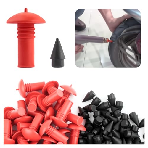 90PCS Mushroom Tire Plugs Kit,Tire Repair Kit with Plugs Suitable for Tubeless Tires,Universal Mushroom Plug Tires Repair Kits Vehicle Accessories for Cars,Motorcycles (90PCS) - color: 90PCS
