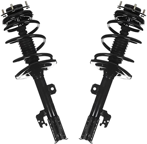 Detroit Axle - Front and Rear Struts w/Coil Spring Replacement for 2009 | 2010 2011 2012 Toyota Venza AWD - 4pc Set - size: 4Q47212/ 4 Struts